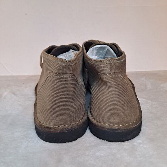 John Varvatos U.S.A. Corduroy Chukka Boots Mens 11.5M Tan Desert - Picture 3 of 13